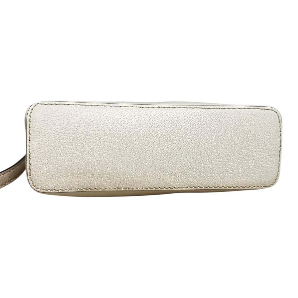 Kate Spade Millie Grove Street Leather Crossbody Bag Colorblock Beige & Cream - Picture 8 of 16